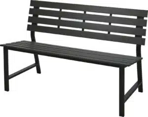 Tuinbank polywood staal 125x60x81 cm