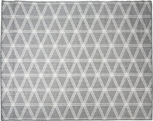 Vloerkleed 200 x 150 cm buitenkleed grijs