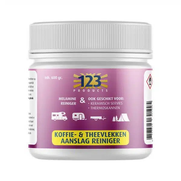 123 Koffie/Thee aanslag reiniger 600 gram