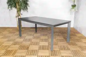 Bianca tafel 180 x 100 cm antraciet