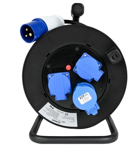 Kabelhaspel CEE / schuko 25 meter
