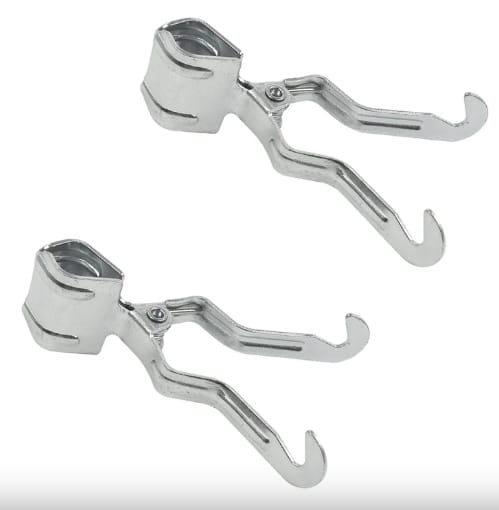 Klemkleerhaak voor tentstok ( 2 stuks )