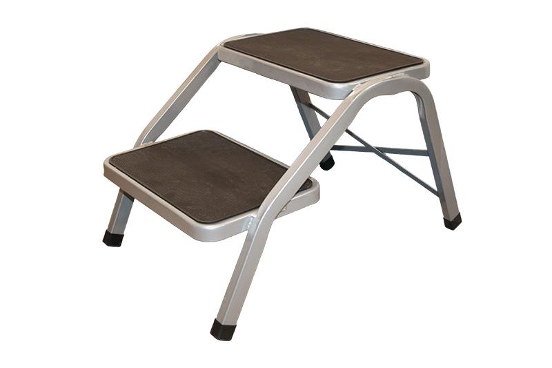 Opstap Bermuda dubbel staal grijs