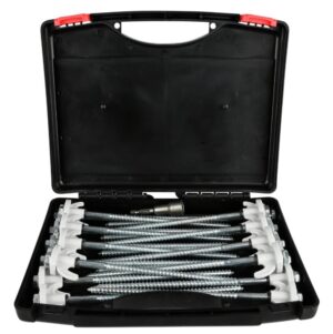 Schroefharingen 20-dlg. met adapter