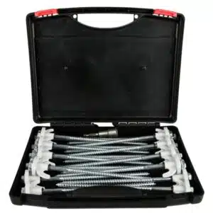 Schroefharingen 20-dlg. met adapter