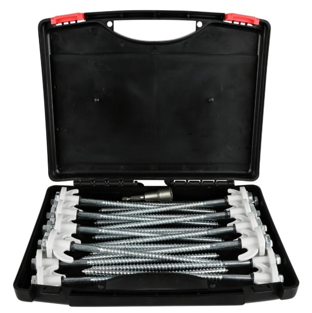 Schroefharingen 20-dlg. met adapter