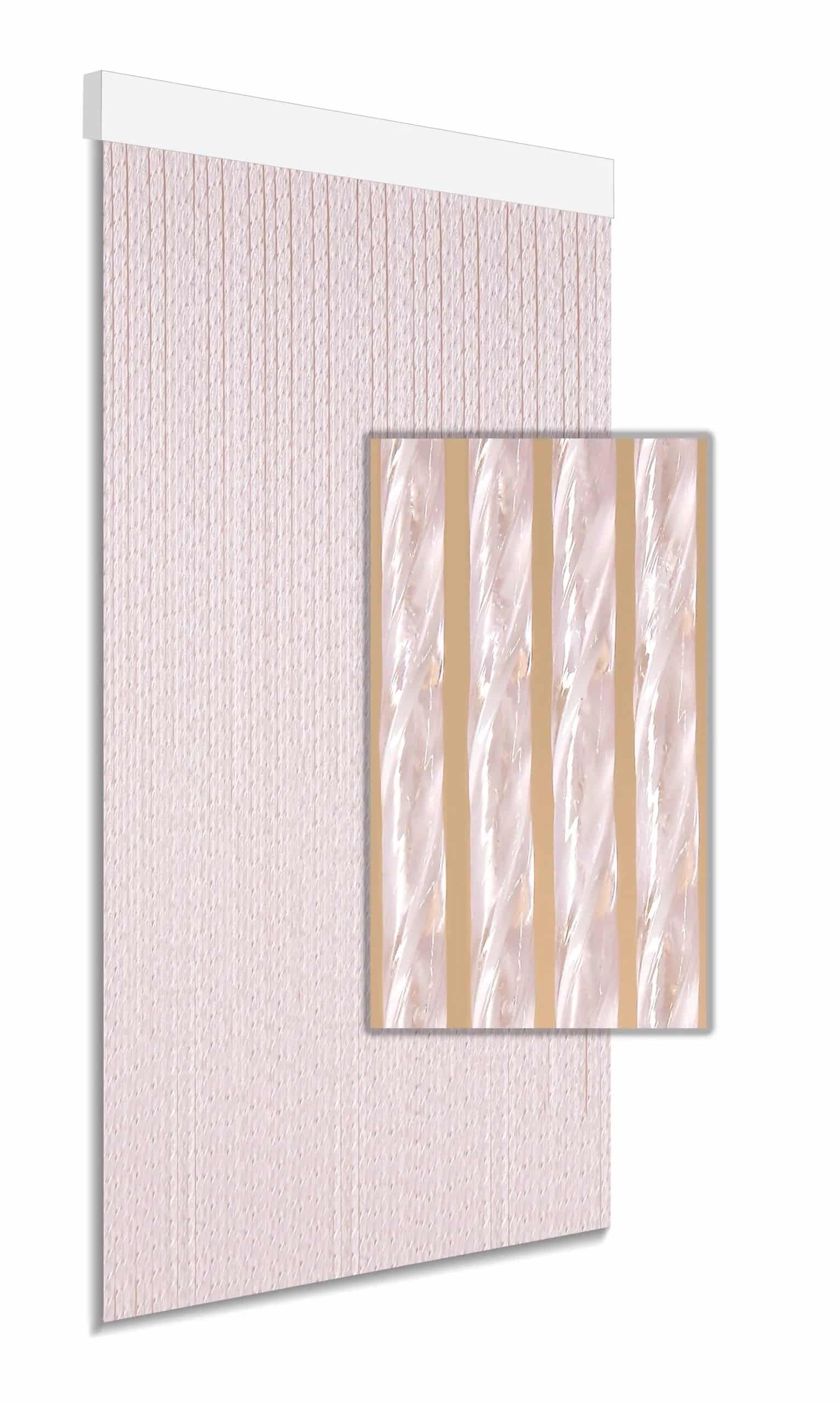 Vliegengordijn Degor 90x210 cm Tinca wit