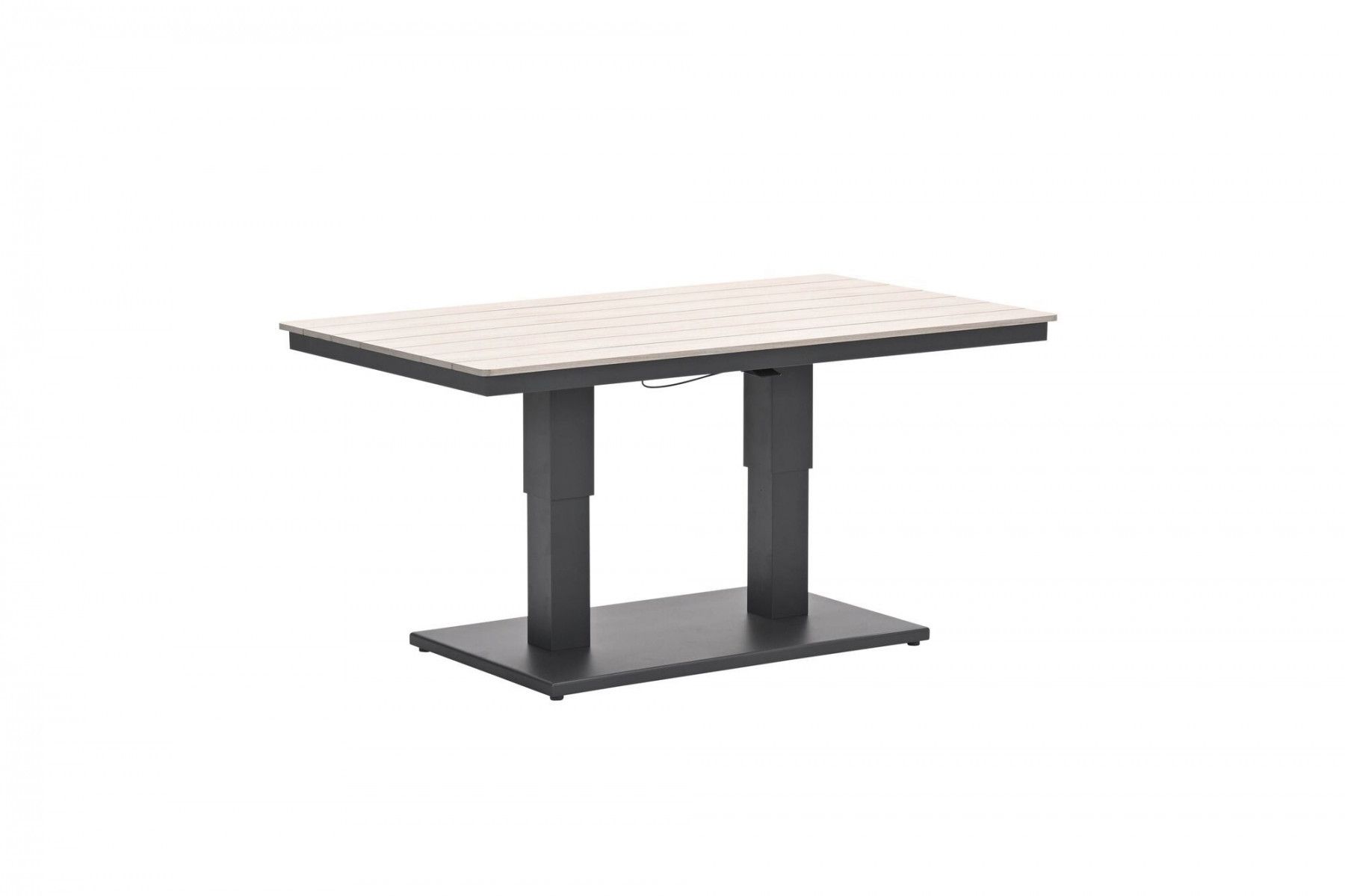 Cyprus tafel verstelbaar 150 x 90 x 75/52 cm taupe