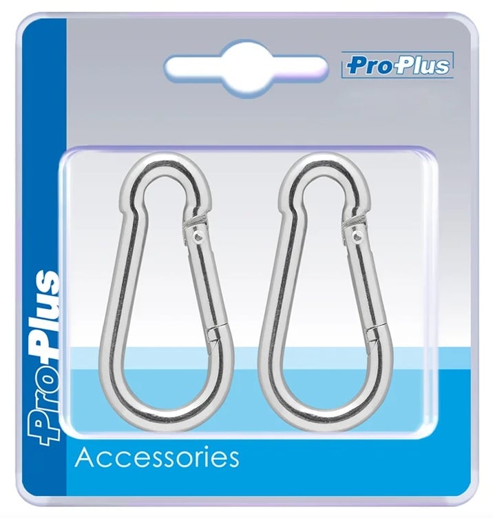 Karabijnhaak metaal 6x60 mm (2)