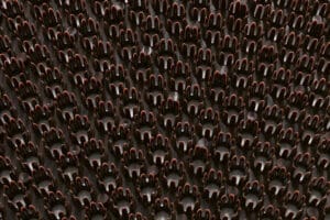 Spectrum brown 60x80cm deurmat