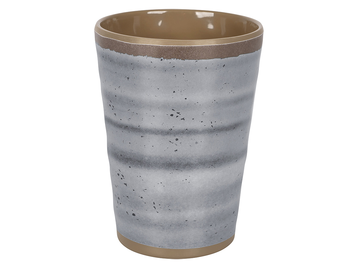 Beker 8.5 cm melamine grijs