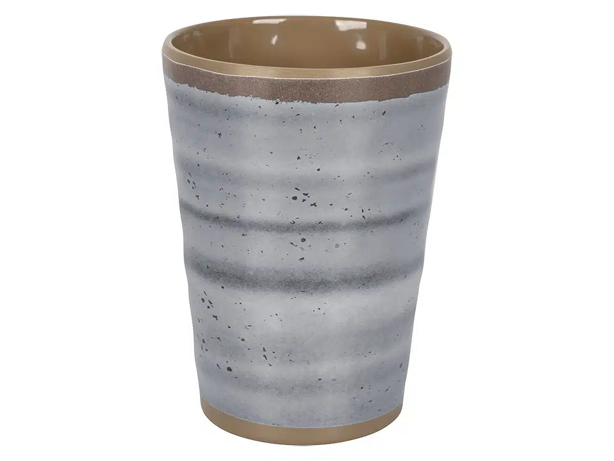 Beker 8.5 cm melamine grijs