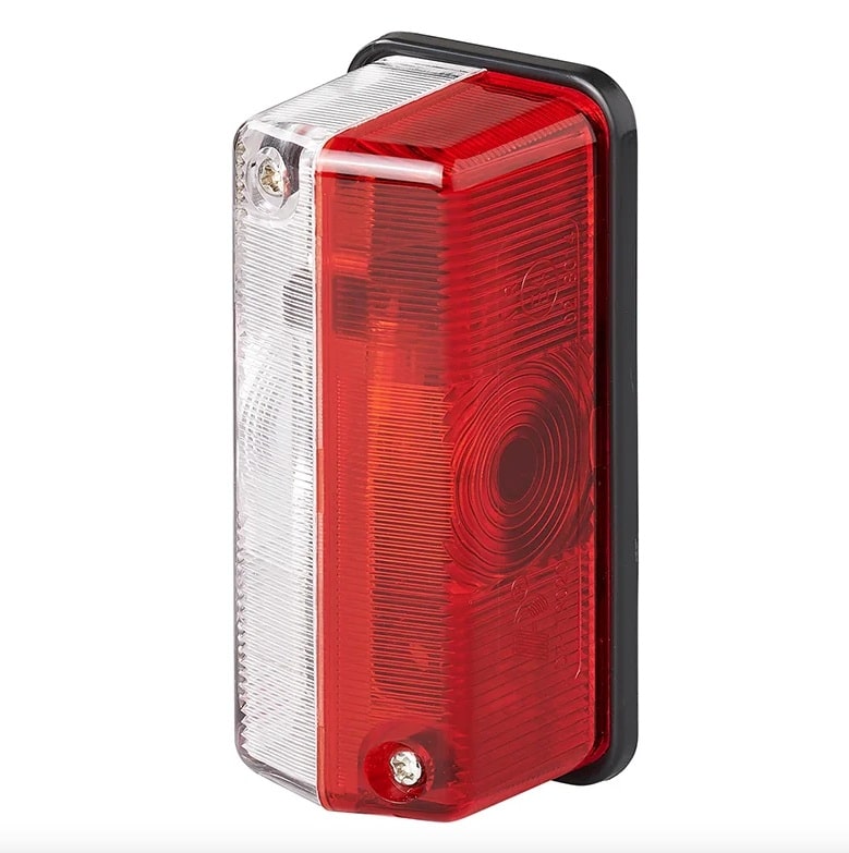 Breedtelicht rood/wit 92 x 42 mm