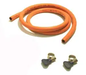 Gasslang 3 mtr met 2 klemmen