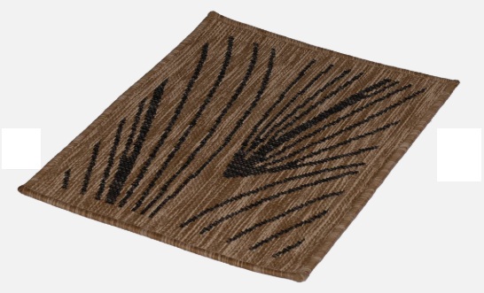 Human Comfort deurmat Carros brown 40x50 cm