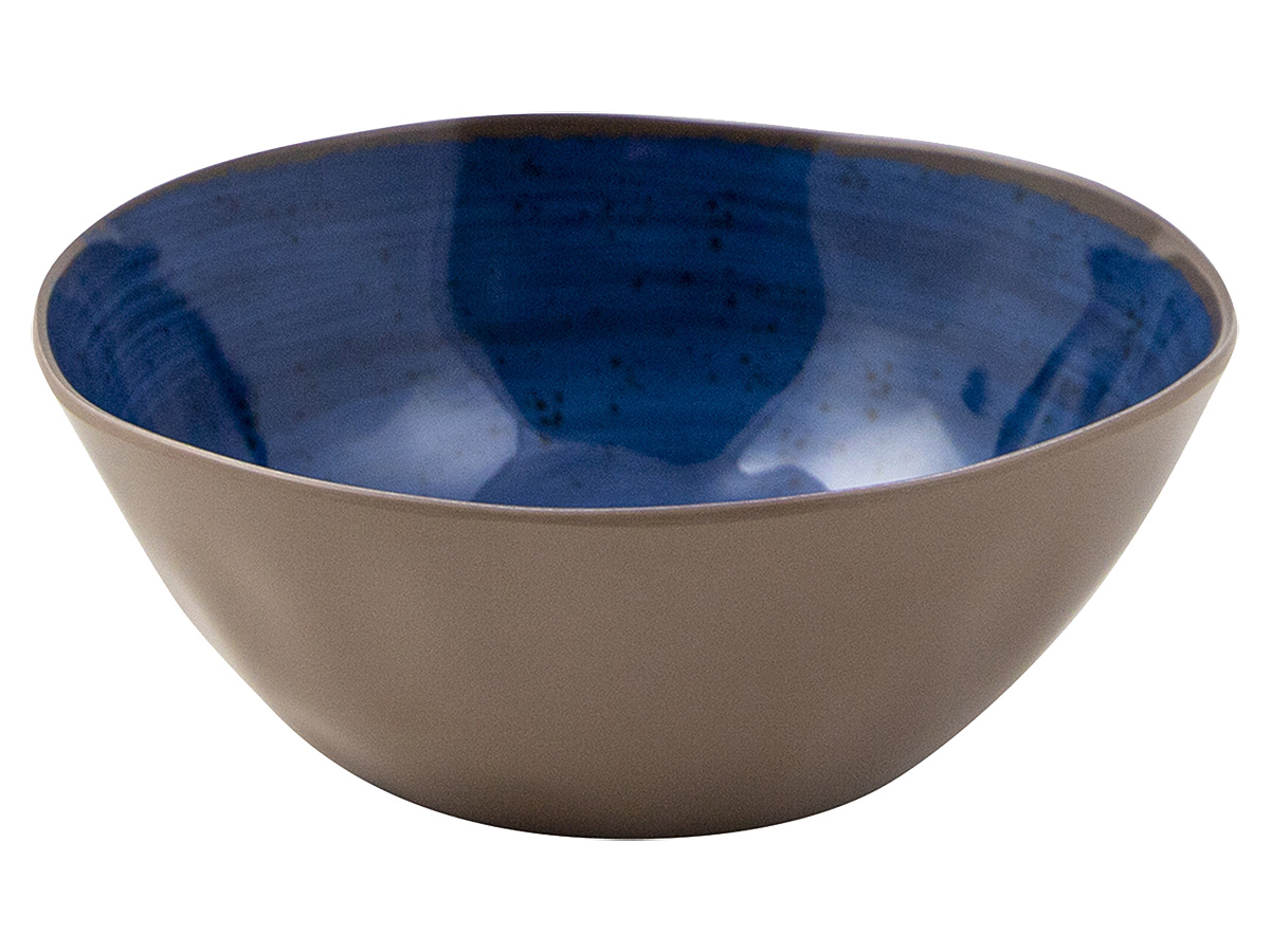 Kom Halo melamine blauw