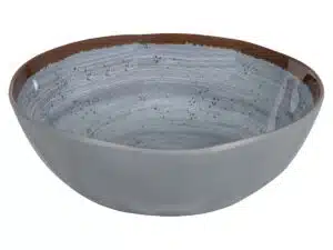 Kom Halo melamine grijs