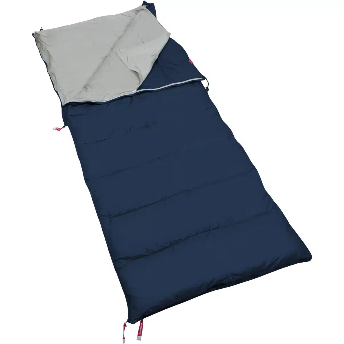 Polydaun slaapzak Stern 85x210 cm navy/mist