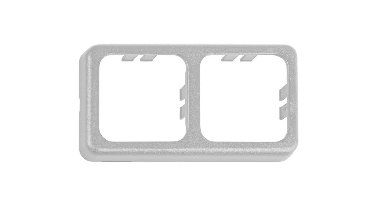 Presto afdekraam 2-vaks grijs