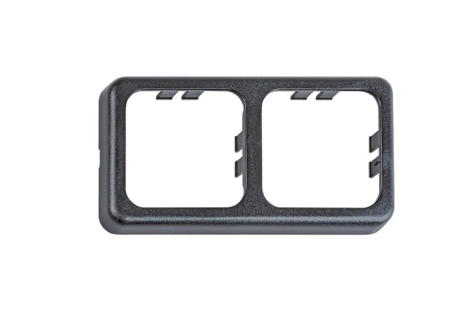 Presto afdekraam 2-vaks zwart