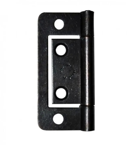 Scharnier 50mm vlak brons (2 stuks)