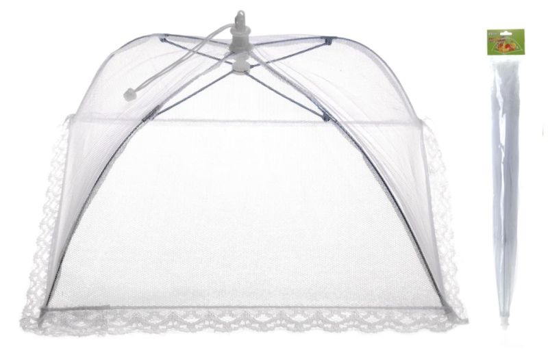 Vliegenkap wit 46 x 46 cm