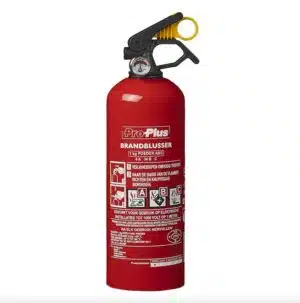 Brandblusser 1 kg ABC+manometer poeder