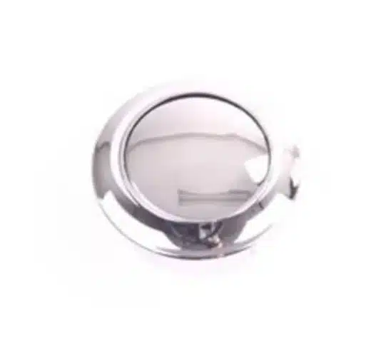 Drukknop nikkel knop + ring ( 2 stuks )