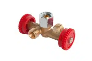 Naaldkraan 2-weg 1/4 links binnen x 2 x 1/4 links buiten