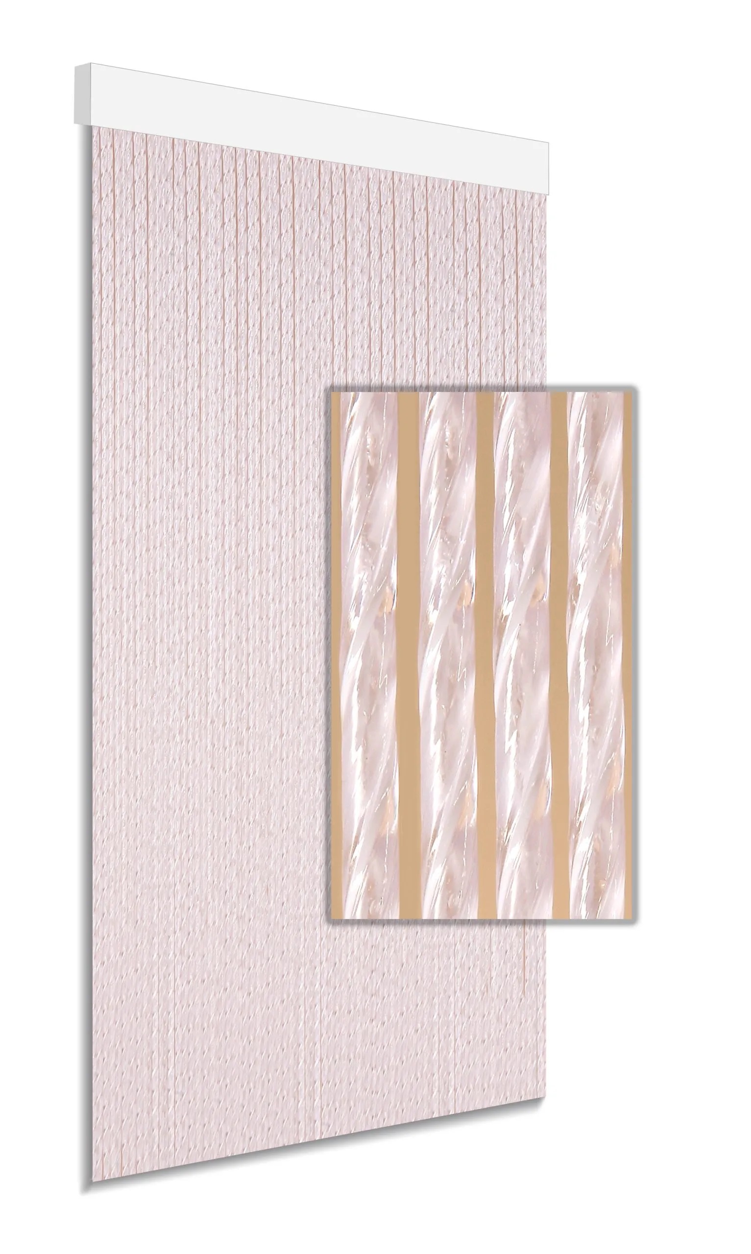 Vliegengordijn Degor 90x210 cm Tinca grijs