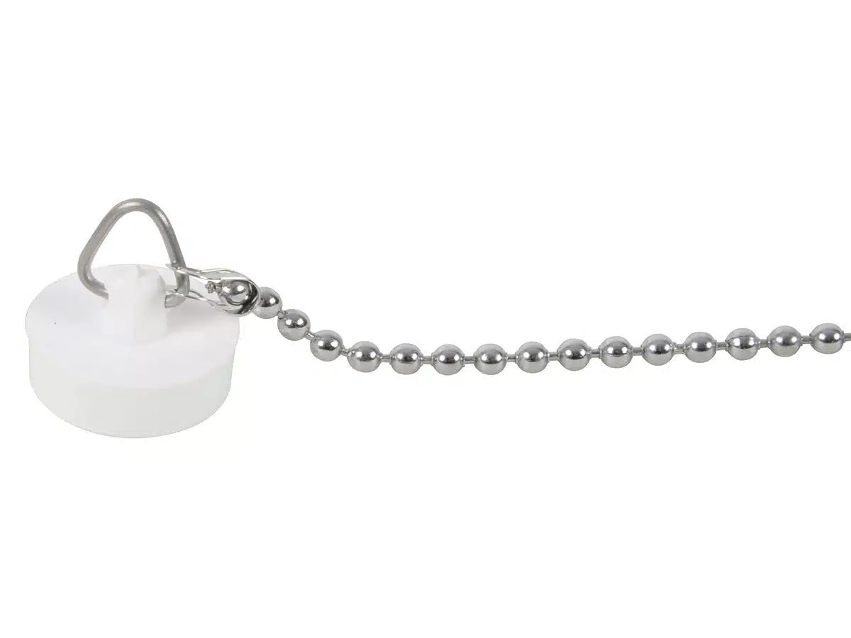 Afsluitdopje met ketting 25mm