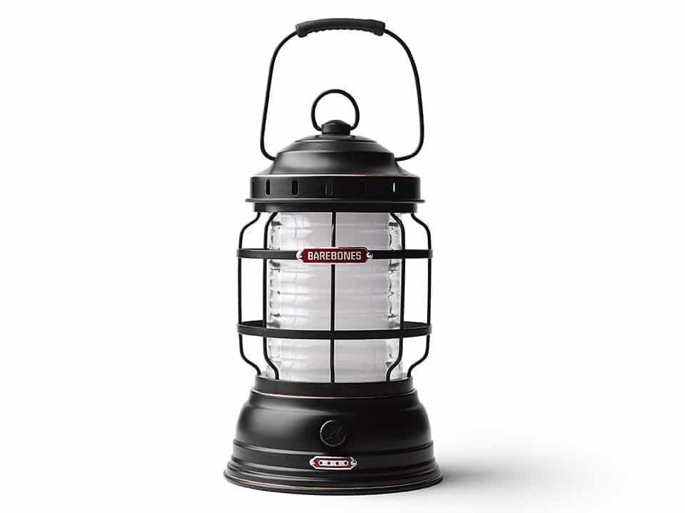 Barebones Forest lantern bronze