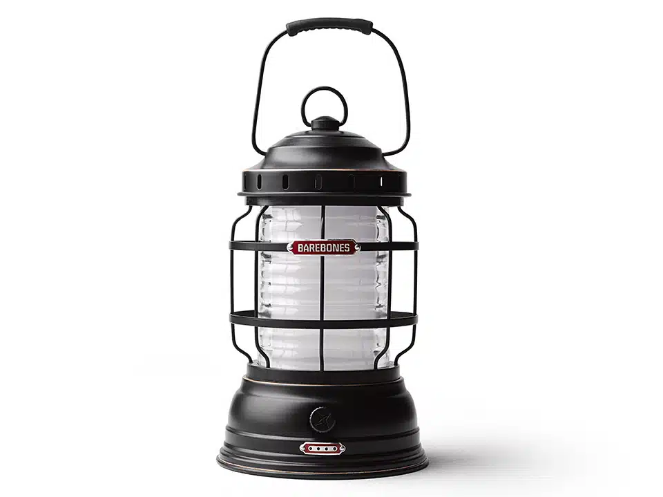 Barebones Forest lantern bronze