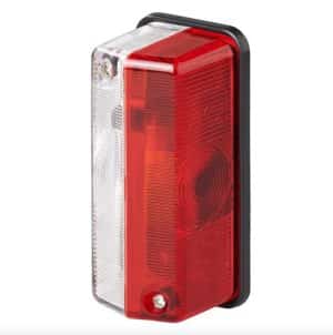 Breedtelicht rood/wit 92 x 42 mm