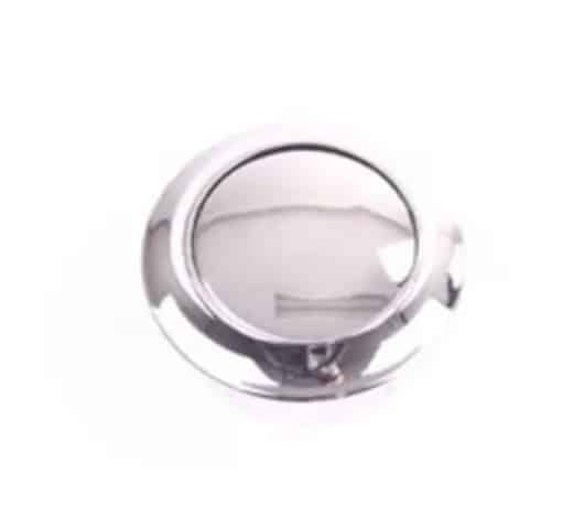 Drukknop nikkel knop + ring ( 2 stuks )
