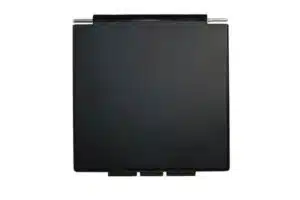Klep voor CEE- wandinvoerdoos 105 x 105 mm zwart
