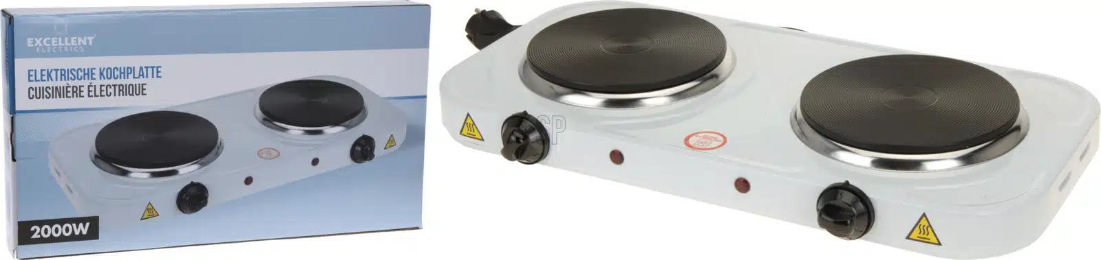 Kookplaat 230 volt dubbel