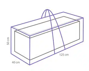 Kussentas 125 x 40 x 50 cm