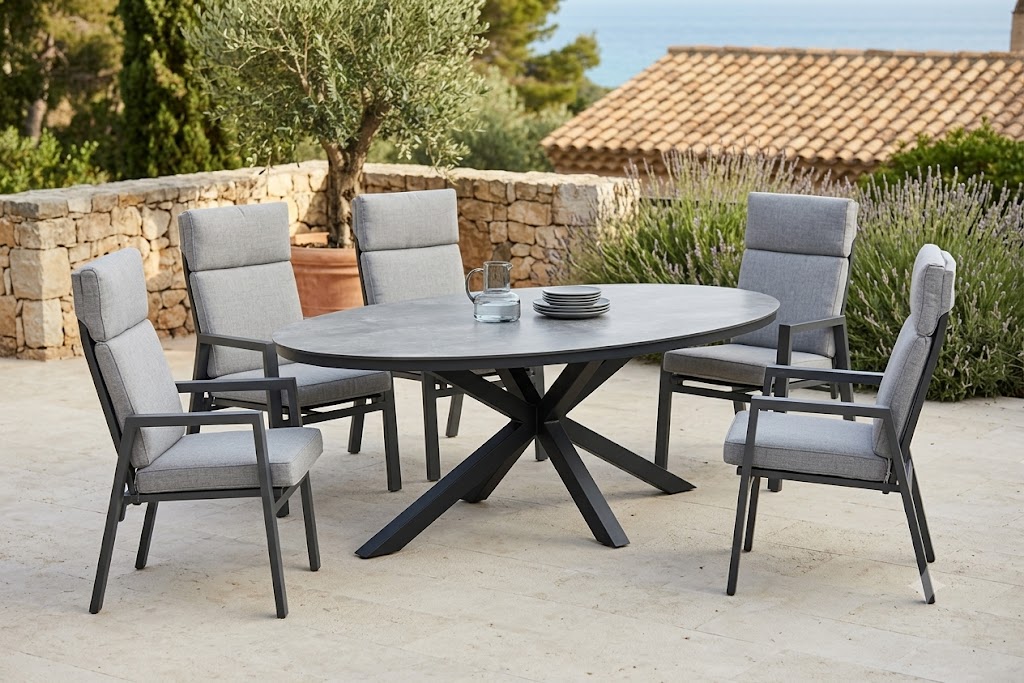 Milano (6) met Brescia 220 x 115 cm tafel