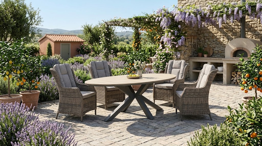 Osborne dining (4) met Edison 180 x 115 cm tafel