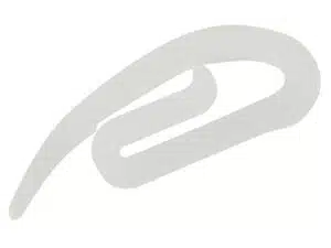 Plooibandhaak plat 25 stuks