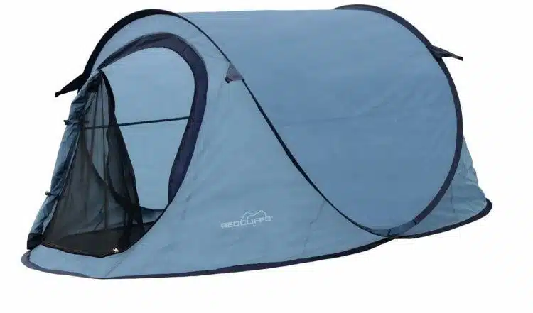 Pop Up festival tent blauw
