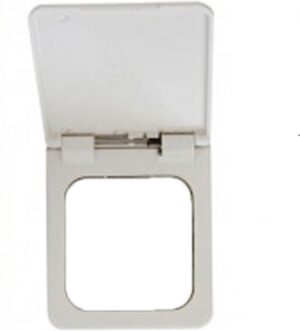 Presto contactdoos cover / klep wit