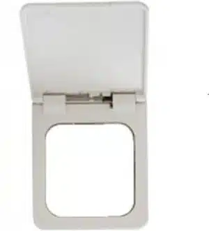 Presto contactdoos cover / klep wit