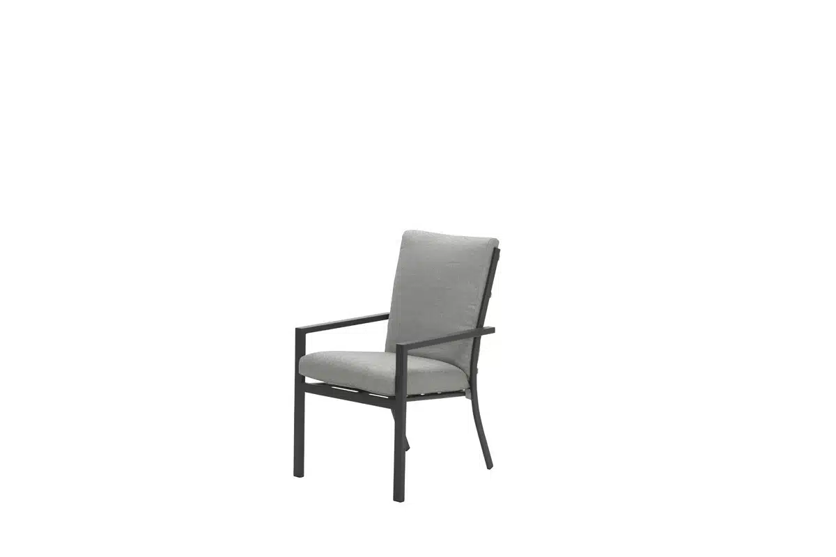 Sergio diningstoel carbon black / light grey