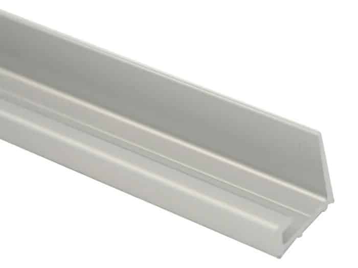 Tafelbladrail 80cm aluminium