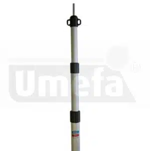Tentstok alu telescopisch verstelbaar. 90 - 230 cm