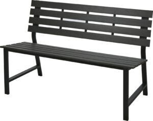 Tuinbank polywood staal 125x60x81 cm