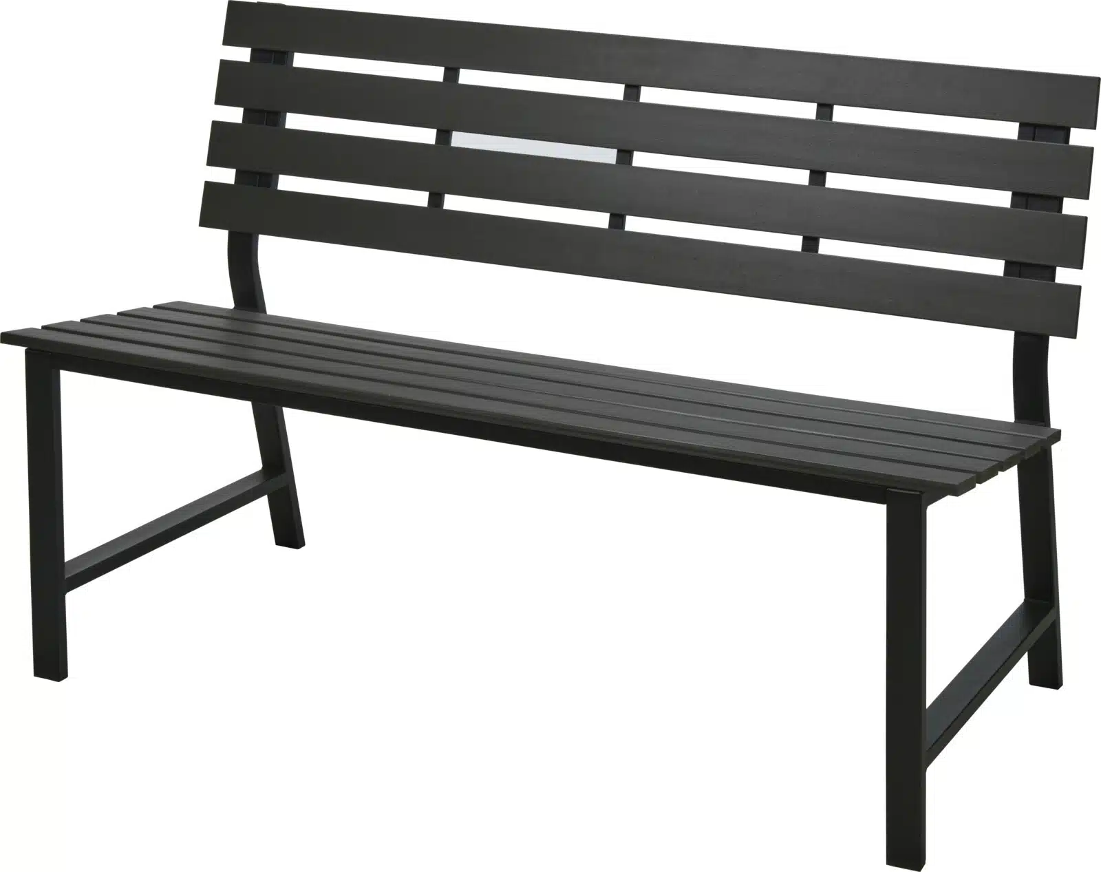 Tuinbank polywood staal 125x60x81 cm