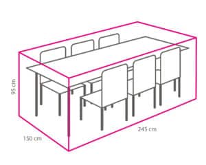 Tuinset beschermhoes 245 x 150 x 95 cm